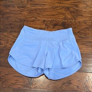 Lululemon Athletica Blue/purple Athletic Shorts. Size 4tall